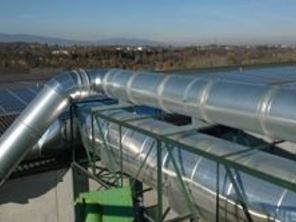 Revisione impianto aspirazione aria, impianto cernita imballaggi trattamento r.s.u. c-o ACSR s.p.a. di Borgo S. Dalmazzo